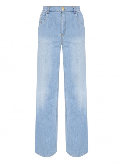Прямые джинсы с высокой посадкой Elisabetta Franchi - Общий вид