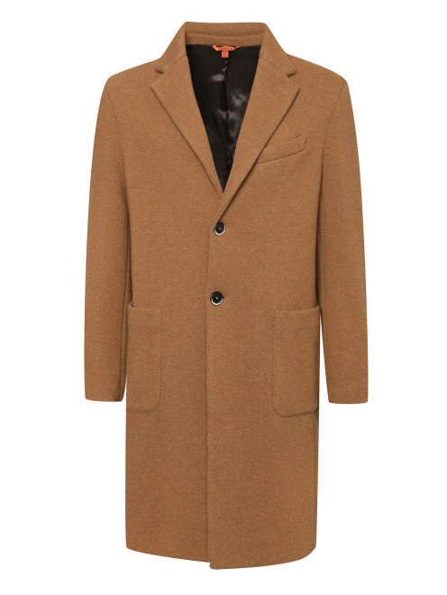 Пальто из шерсти с накладными карманами Barena - Общий вид