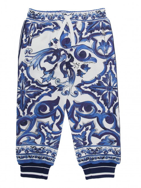 Трикотажные брюки на резинке Dolce & Gabbana - Общий вид