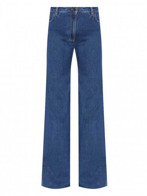 Расклешенные джинсы из хлопка Moschino - Общий вид
