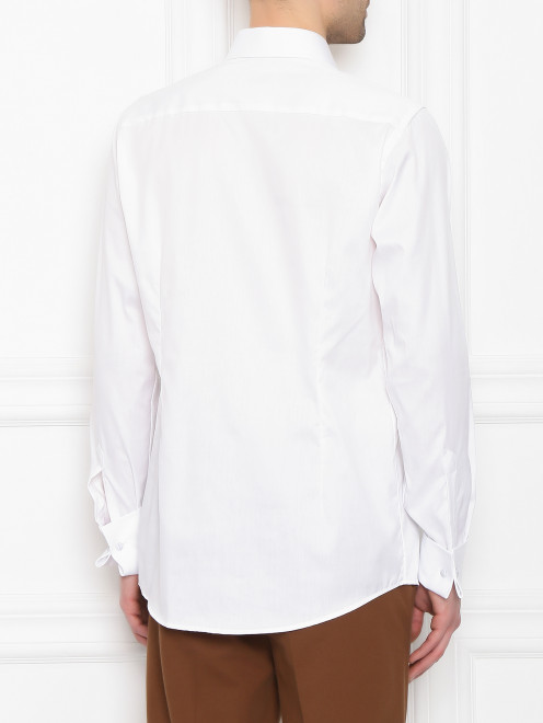 Рубашка из хлопка прямого кроя Eton - МодельВерхНиз1