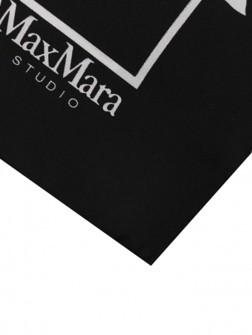 Платок из шелка с узором Max Mara - Деталь