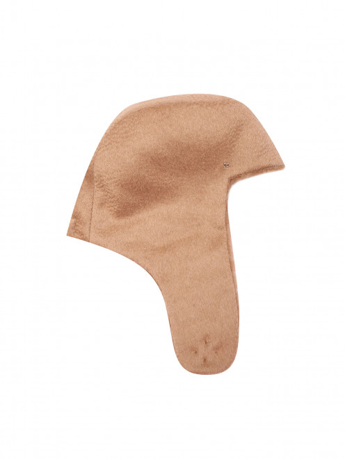 Однотонная шапка-ушанка из шерсти Max Mara - Общий вид