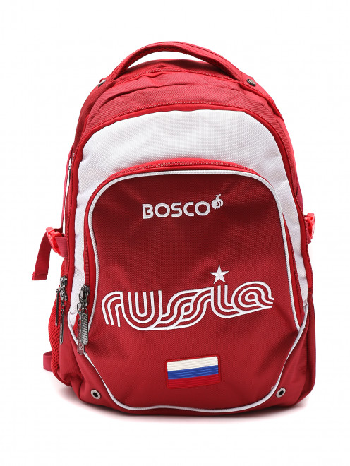 Рюкзак с вышивкой на молнии BOSCO - Общий вид