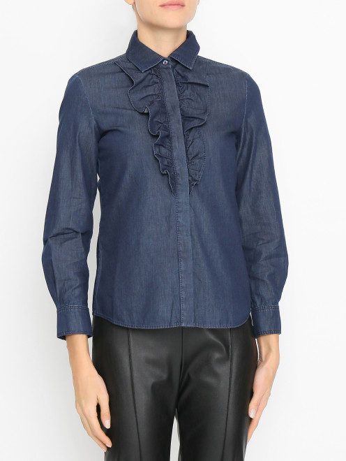 Блуза из хлопка однотонная Max&Co - МодельВерхНиз