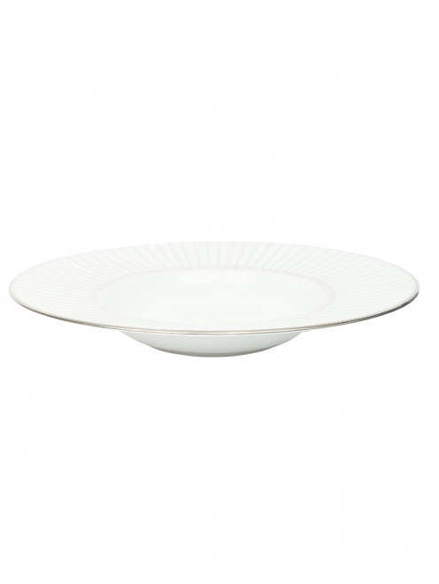 Тарелка суповая из фарфора с орнаментом Haviland - Обтравка1