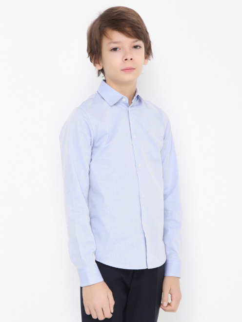 Хлопковая однотонная сорочка Dal Lago - МодельВерхНиз