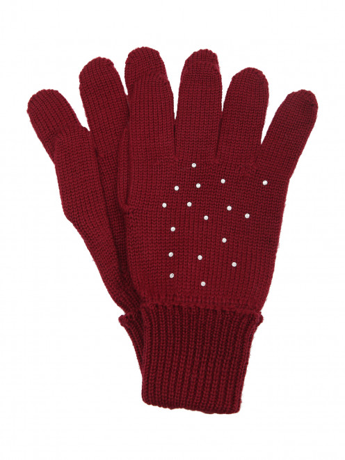 Перчатки из шерсти со стразами IL Trenino - Общий вид
