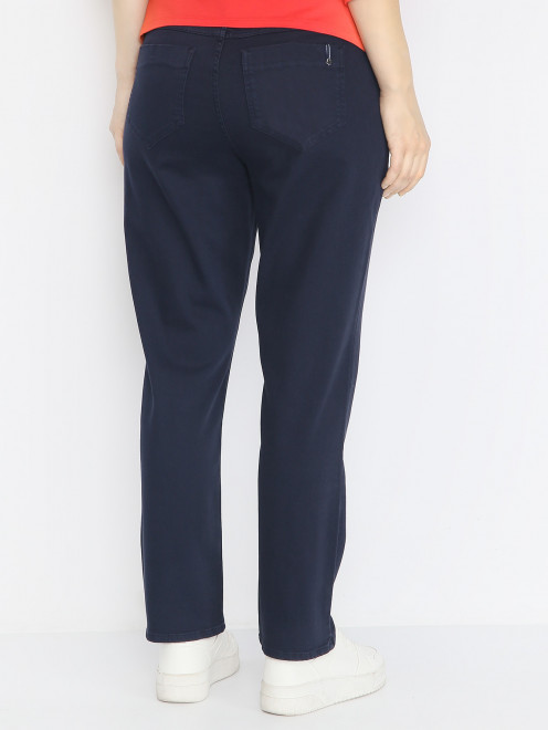 Укороченные брюки из хлопка с карманами Persona by Marina Rinaldi - МодельВерхНиз1