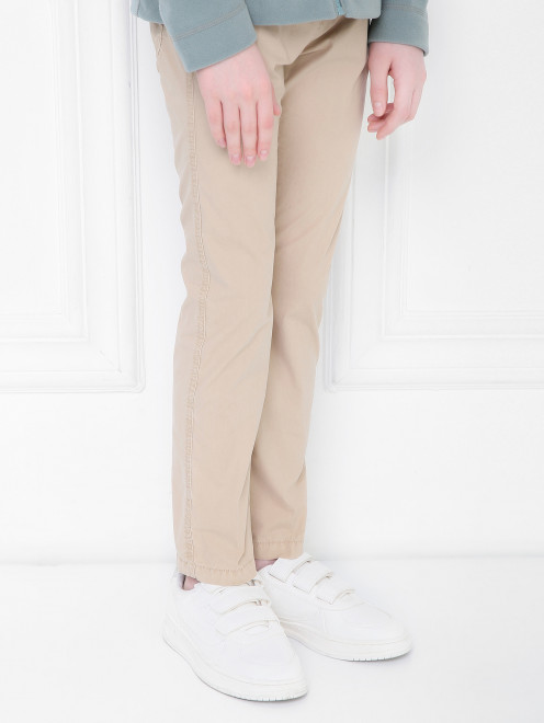 Хлопковые брюки на резинке Il Gufo - МодельВерхНиз