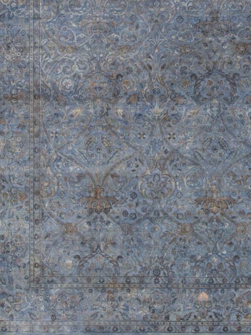 Ковер 300х200см BROCCATO I BLUE AFFRESCO Amini Carpets - Обтравка1