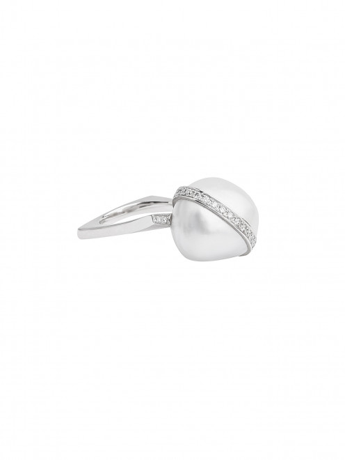 Кольцо с жемчугом и бриллиантами Gellner - Общий вид