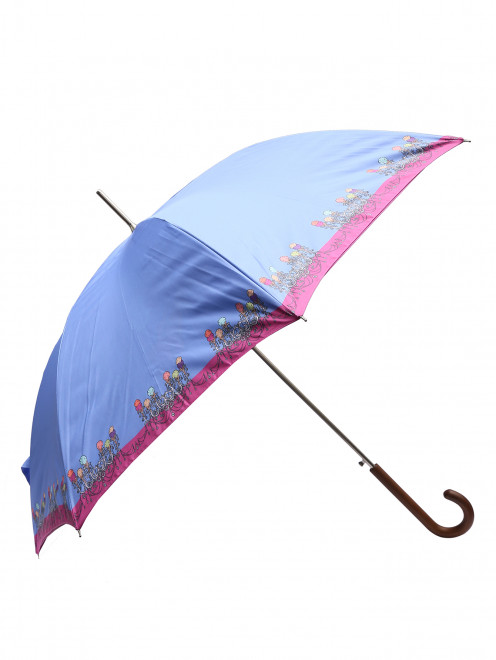 Зонт-трость с узором Radical Chic - Общий вид