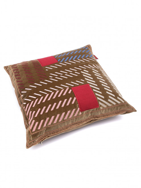 Подушка из хлопка с вышивкой Etro - Общий вид