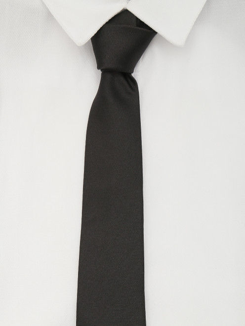 Однотонный галстук из шелка Dal Lago - МодельОбщийВид