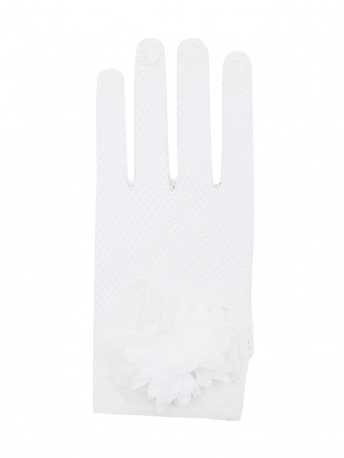 Перчатки ажурные с декором Aletta Couture - Общий вид